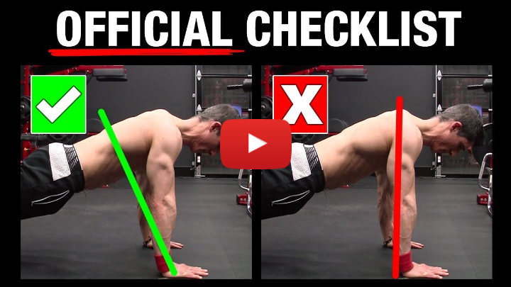 The Official Push-Up Checklist (AVOID MISTAKES!)